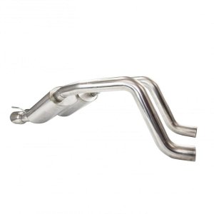 Chevrolet C6 Performance Exhaust - Kooks Headers - Axle Back with Polished tips - `06-`13